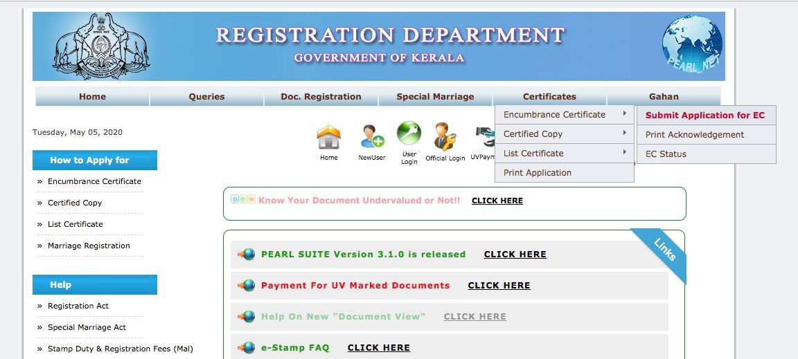 Registration Department Kerala Online Portal Steps to Use