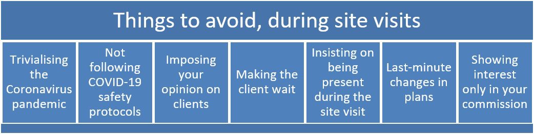 7 common mistakes of brokers during property visits that turn off buyers