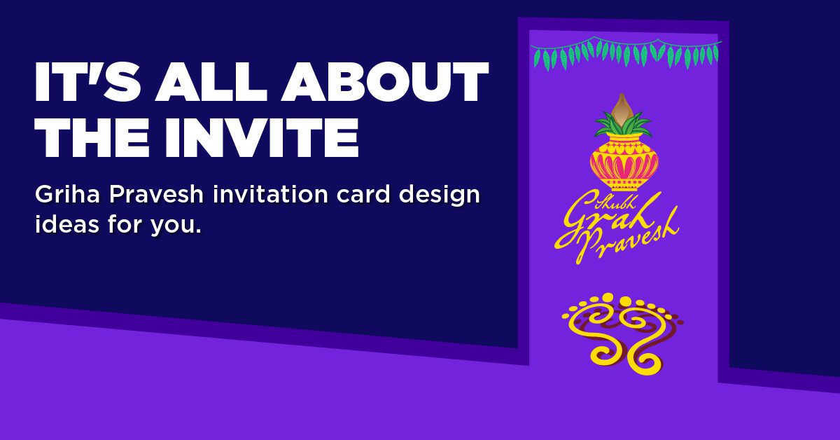 Griha Pravesh Housewarming Invitation Card Samples In Hindi English