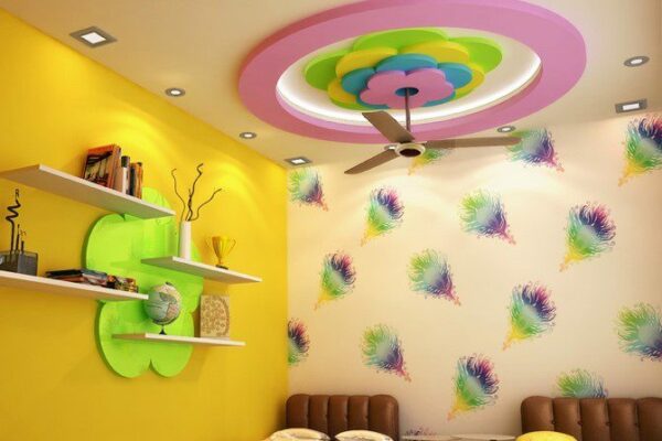 Design ideas for kids’ room false ceilings