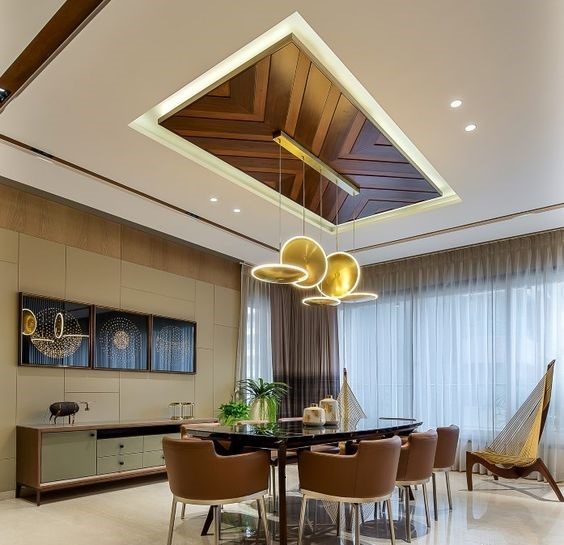 Dining Room False Ceiling Design Ideas