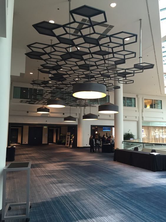 office lobby ceiling designs