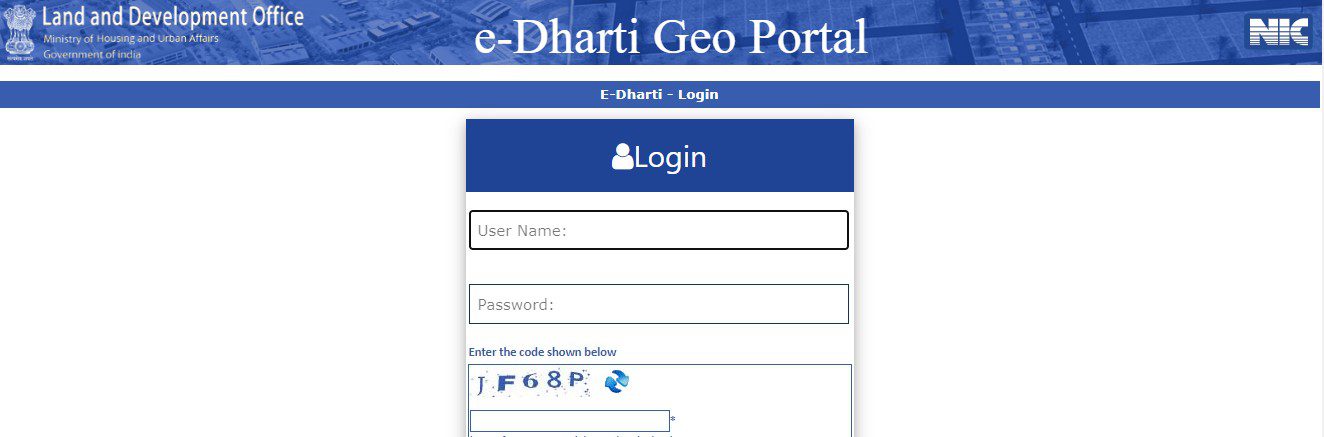 e-Dharti Geo portal