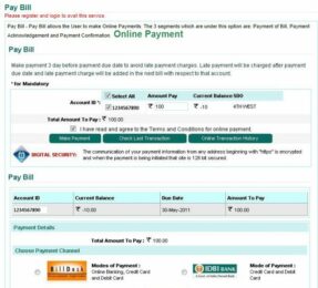 Bill Payment