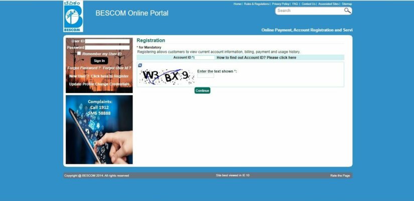 BESCOM Bill Payment Online Complaints Helpline Number BESCOM Bill Payment Online Complaints Helpline Number