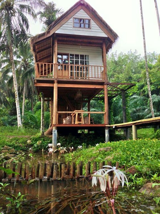 Bamboo house design: Home exteriors