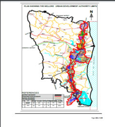 ನೆಲ್ಲೂರು ನ್ಯಾಯವ್ಯಾಪ್ತಿಯ ನಕ್ಷೆ