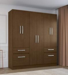 Wood wardrobe