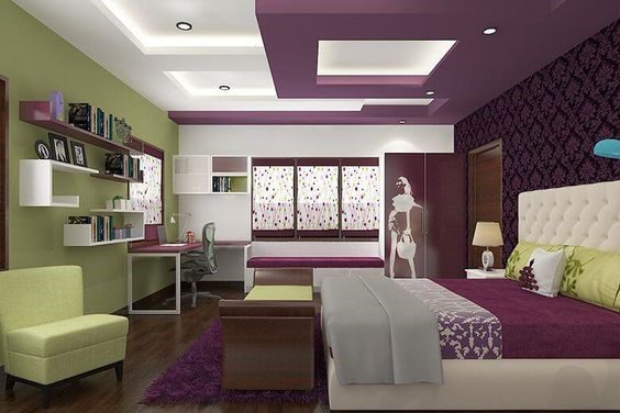 15 POP Colour Combinations You Can Apply In Bedrooms Housing News