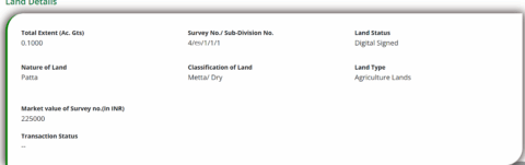 How to check Pahani or Adangal on Maa Bhoomi Telangana
