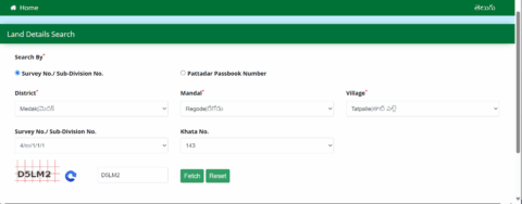 How to check Pahani or Adangal on Maa Bhoomi Telangana