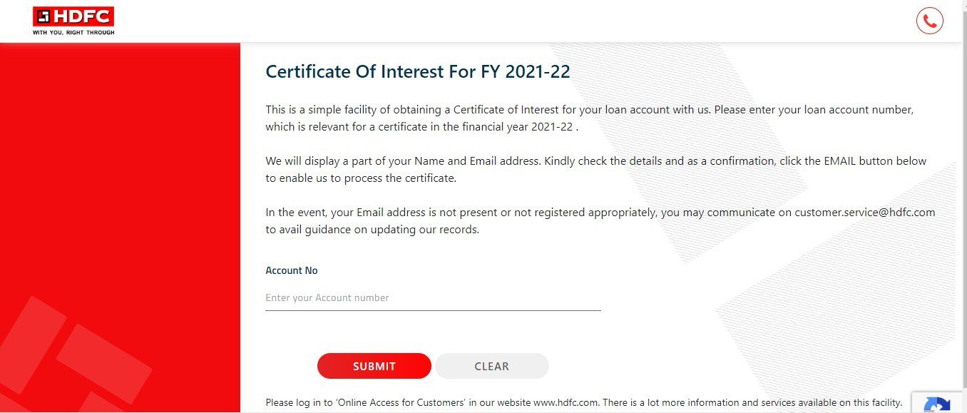 HDFC Home Loan Interest Certificate Process To Get It Online & Offline