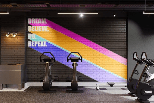 Gym interior design 