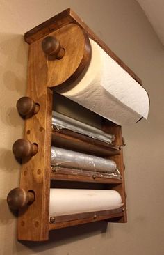 Kitchen organisation ideas kitchen roll dispenser
