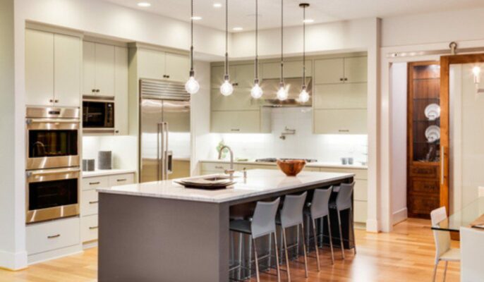 Modern kitchen wall colours to liven up the space