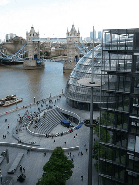 Tower Bridge: Grade I listed, neo-Gothic designed bridge in London