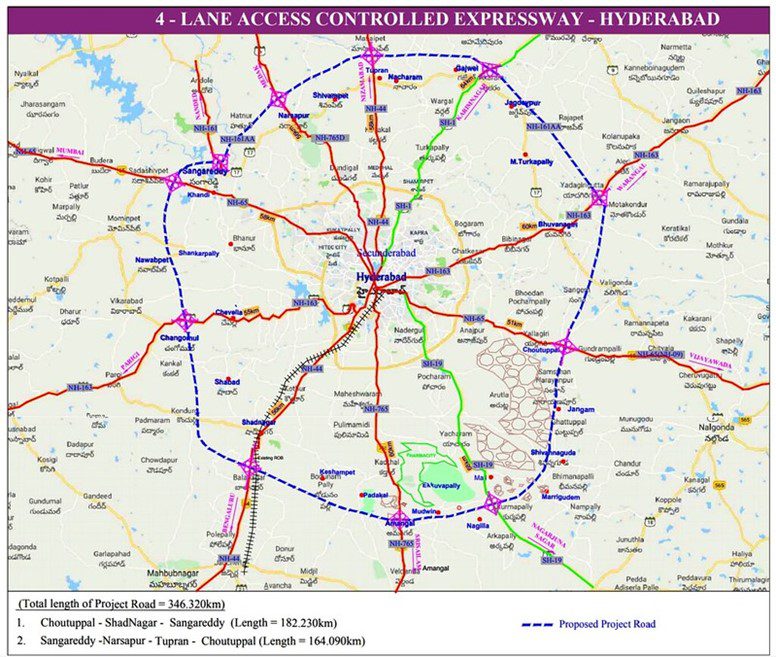 Regional Ring Road Hyderabad