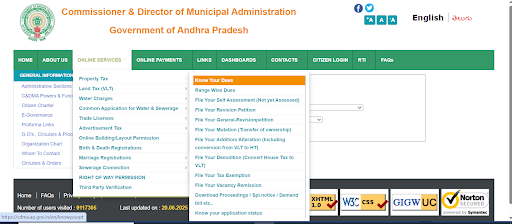 How to pay GVMC Property Tax online? 