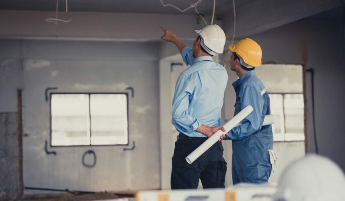 What is the role of an engineer on site during construction?
