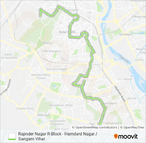 490 bus route Delhi