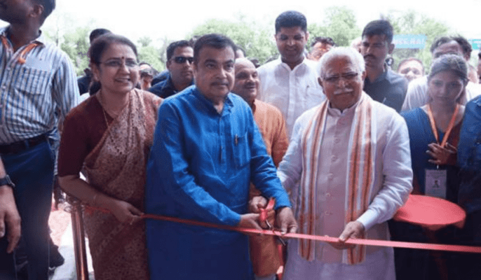 Gadkari inaugurates, lays foundation stone of 4 NH projects in Haryana