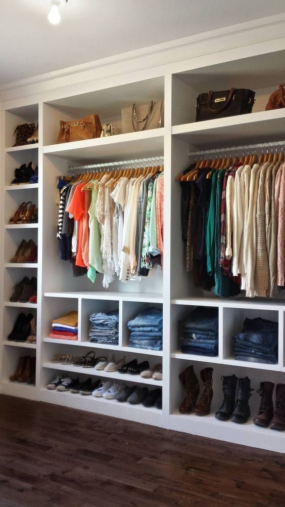 Invest in closet organisers to maximise storage space