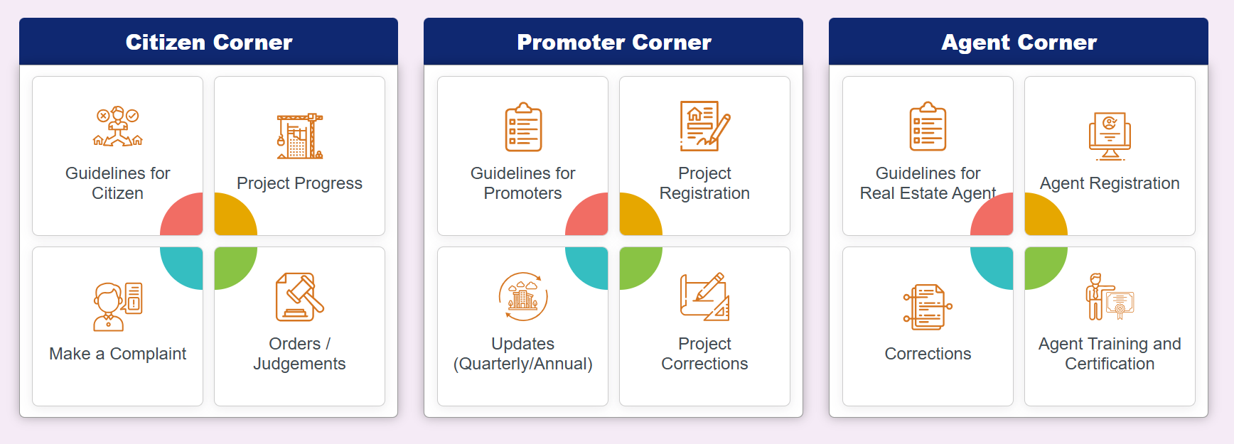 Scroll down the home page. Go to the promoter corner or agent corner, as the case may be