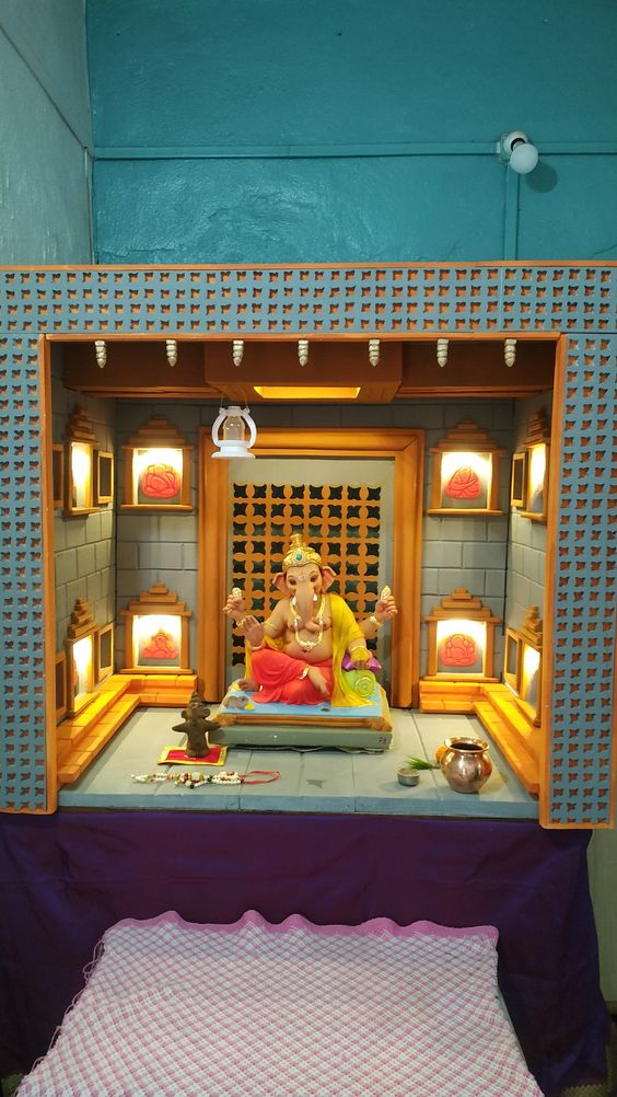 Ganpati decoration