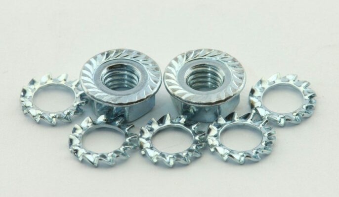 How to use a locking washer