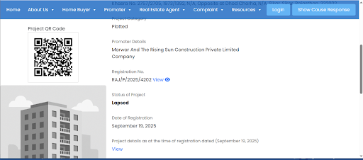 How to search projects and file complaints on RERA Rajasthan?
