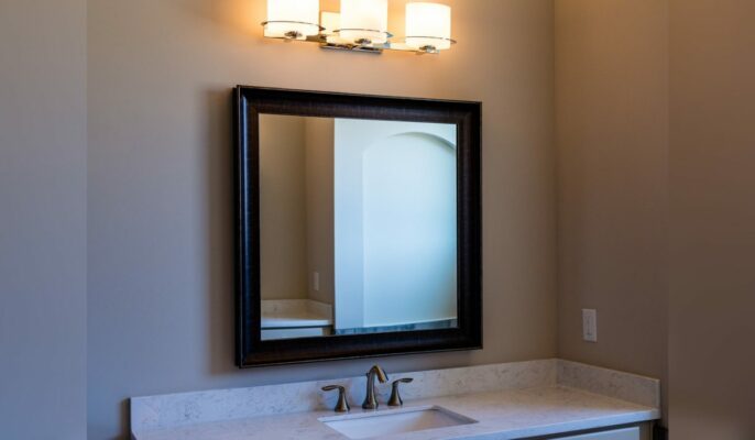 How to install vanity lights?