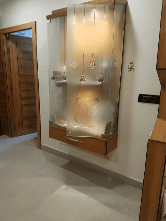 Trending pooja room door design ideas