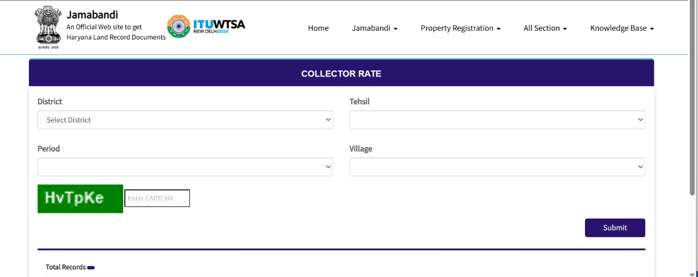 How to check land records on Haryana Jamabandi online?