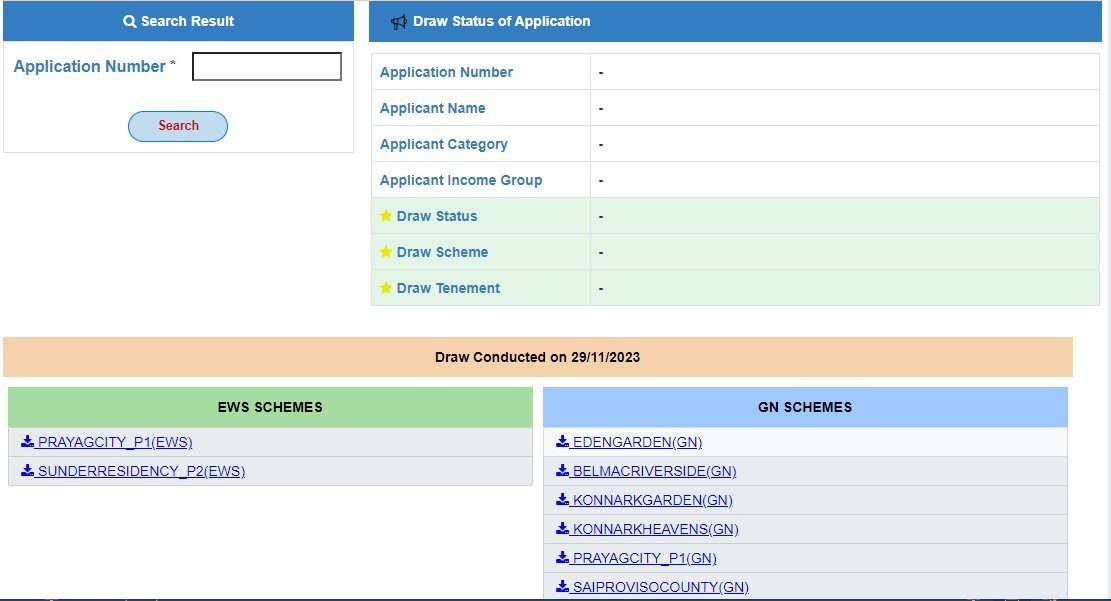 Cidco lucky draw of IHS held on November 29