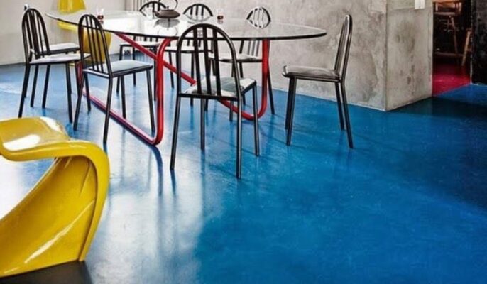 blue oxide flooring