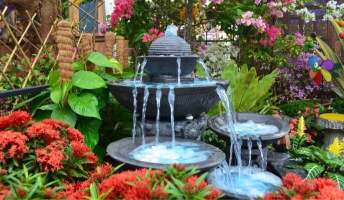 Types of fountains for your garden