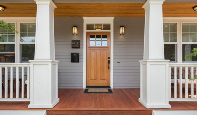 wooden door