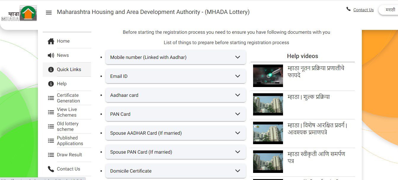 Mhada publishes stamp duty and registration fees details on website