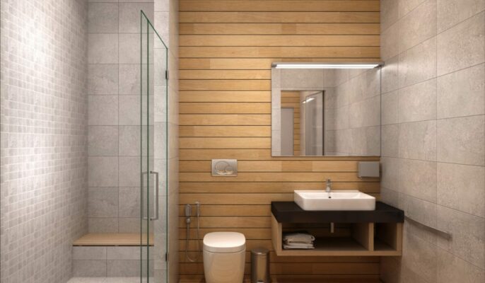 square bathroom