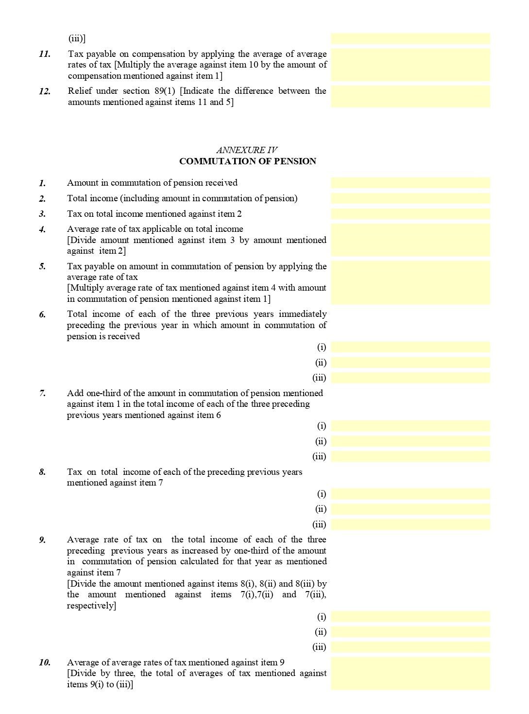 How to calculate tax relief on salary arrears under Section 89(1)