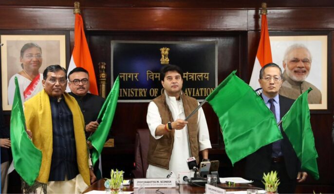 Civil aviation minister flags off flight from Ayodhya to Ahmedabad