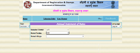 What is the ready reckoner rate in MG Road, Thane?