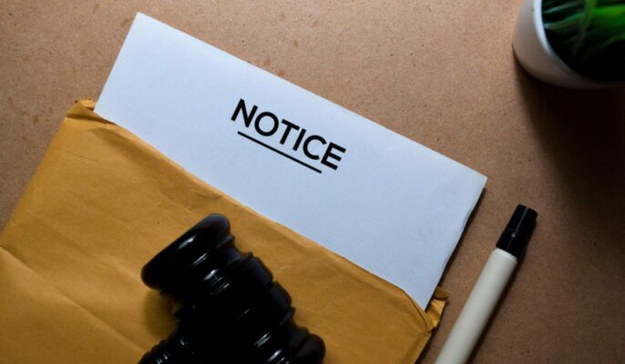 Notice for illegal construction in India