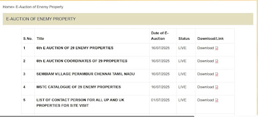 What is enemy property