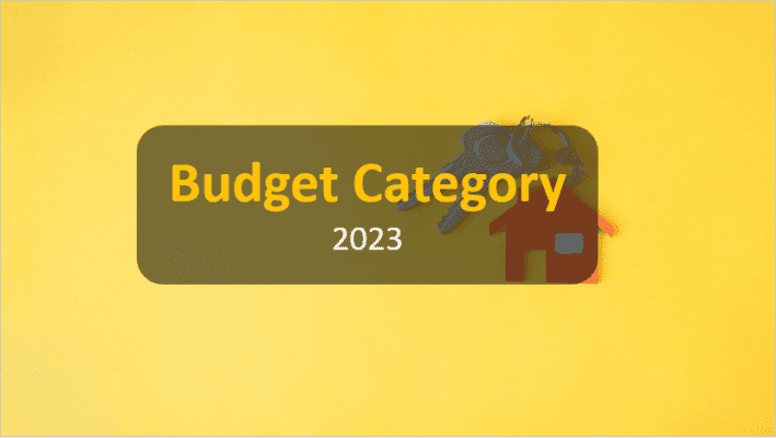 Budget Category 2023