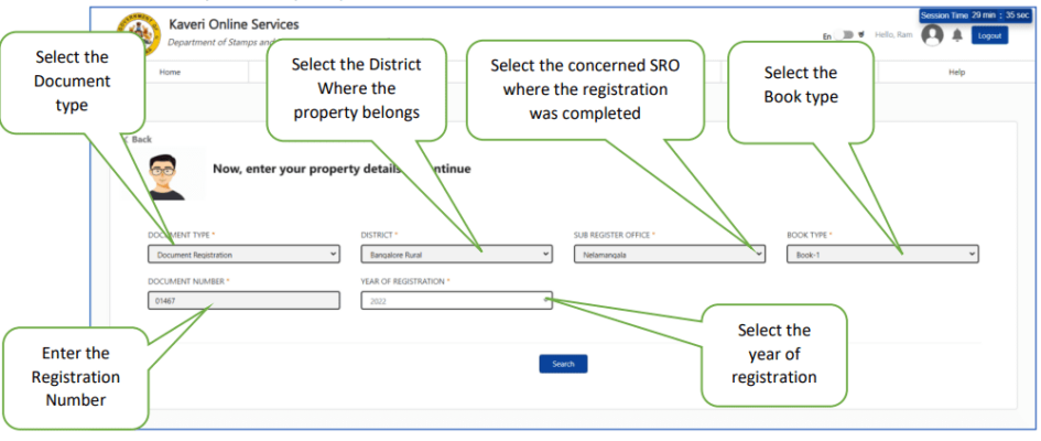Kaveri Online Services: Check EC, Book Registration on Kaveri 2.0