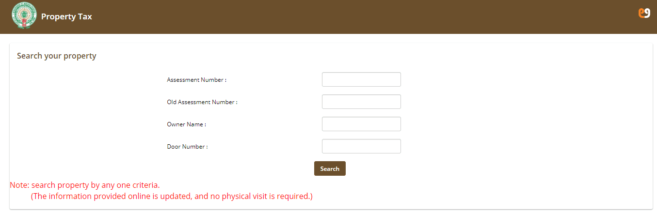 How to pay property tax in Kadapa?
