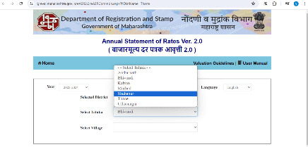 Ready reckoner rate in Thane’s Nehru Nagar