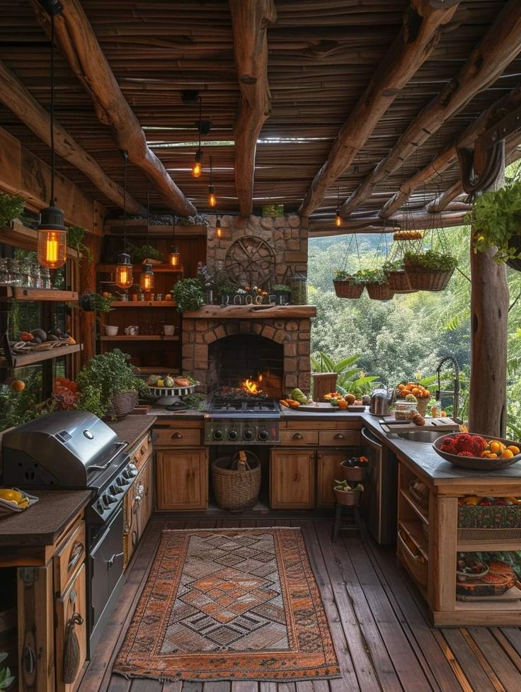 rustic kitchen