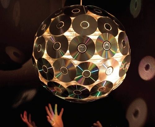 cd lampshade